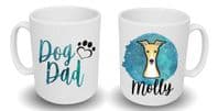 Personalised 'Dog Dad' Mug with Your Dog's Name